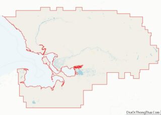 Map of Northwest Arctic Borough, Alaska