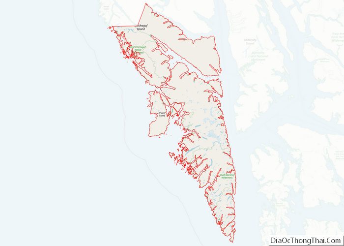 Map of Sitka City And Borough