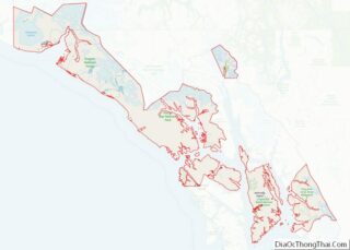 Map of Skagway Municipality, Alaska