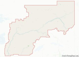 Map of Yukon-Koyukuk Census Area, Alaska