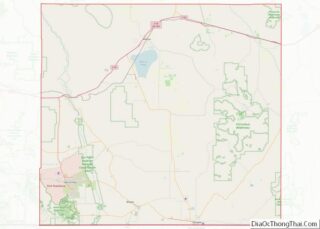 Map of Cochise County, Arizona