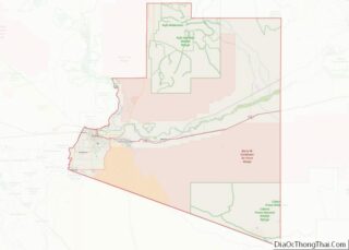 Map of Yuma County, Arizona