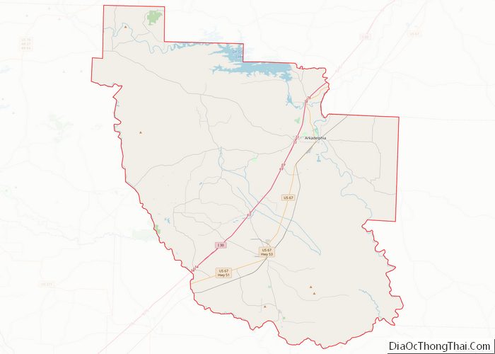 Map of Clark County