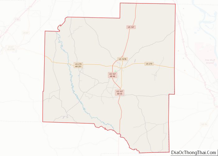 Map of Grant County