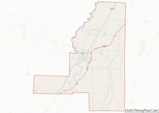 Map of Jackson County, Arkansas