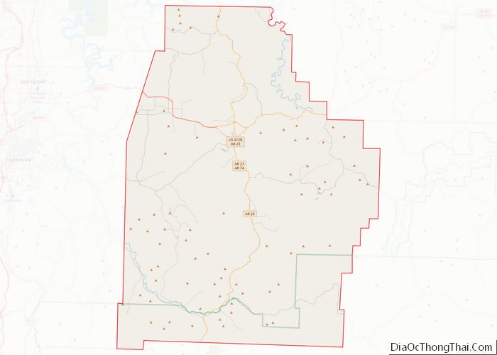 Map of Madison County