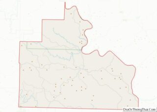 Map of Stone County, Arkansas