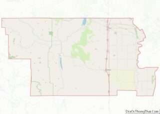 Map of Glenn County, California