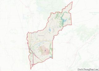 Map of Yuba County, California