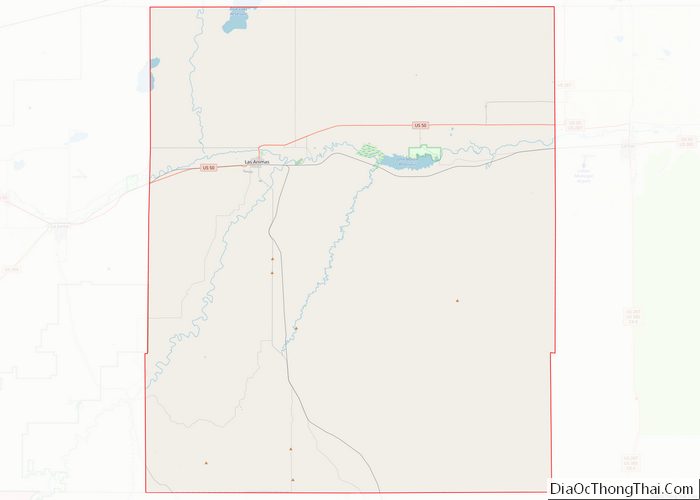 Map of Bent County