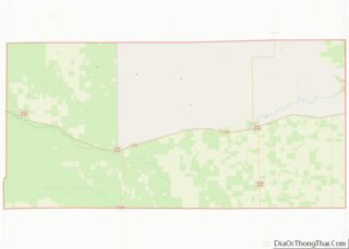 Map of Cheyenne County, Colorado