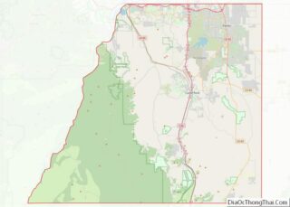 Map of Douglas County, Colorado