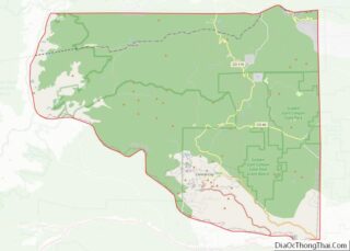 Map of Gilpin County, Colorado