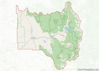 Map of Grand County, Colorado