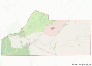 Map of Las Animas County, Colorado