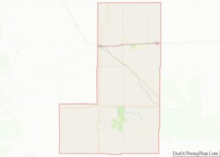 Map of Lincoln County, Colorado