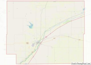 Map of Logan County, Colorado