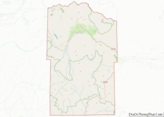 Map of Mineral County, Colorado