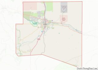 Map of Pueblo County, Colorado