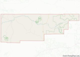 Map of Rio Blanco County, Colorado