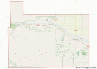 Map of Rio Grande County, Colorado