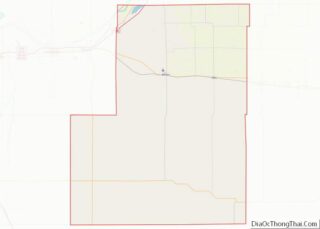 Map of Washington County, Colorado