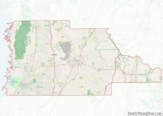 Map of Hernando County, Florida