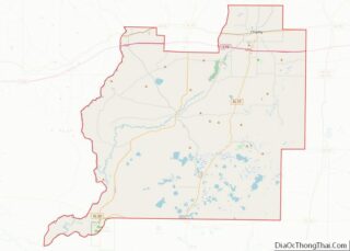 Map of Washington County, Florida