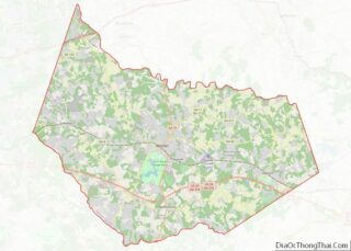 Map of Barrow County, Georgia