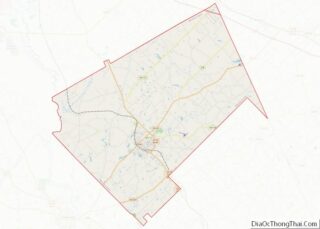 Map of Bleckley County, Georgia