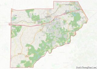 Map of Douglas County, Georgia