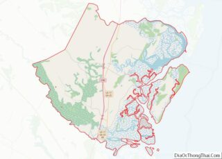 Map of McIntosh County, Georgia