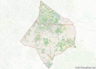 Map of Newton County, Georgia