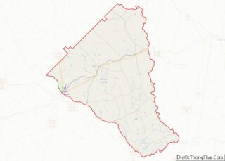 Map of Wheeler County, Georgia