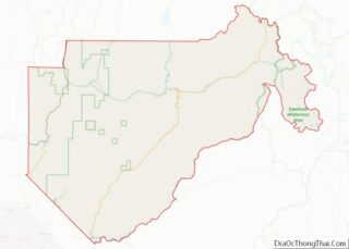 Map of Boise County, Idaho