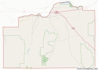 Map of Cassia County, Idaho