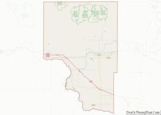 Map of Gooding County, Idaho