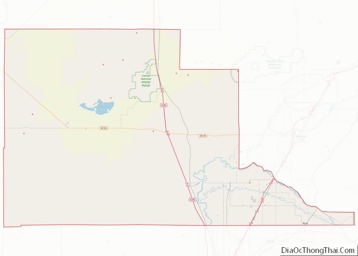 Map of Jefferson County