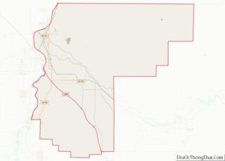 Map of Payette County, Idaho