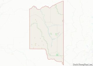 Map of Teton County, Idaho