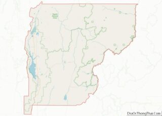 Map of Valley County, Idaho