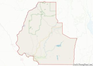 Map of Washington County, Idaho