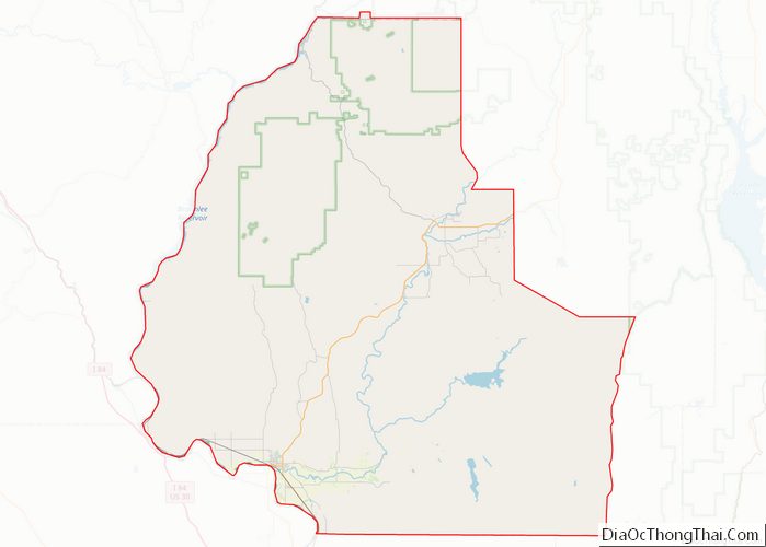 Map Of Washington County Idaho Địa Ốc Thông Thái 0199