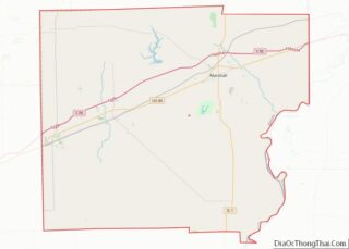 Map of Clark County, Illinois