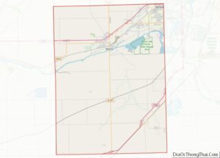 Map of Grundy County, Illinois