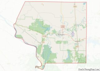 Map of Jackson County, Illinois