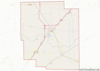 Map of Logan County, Illinois