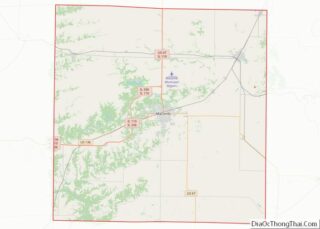 Map of McDonough County, Illinois