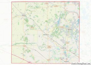 Map of McHenry County, Illinois