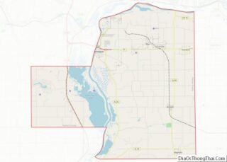 Map of Putnam County, Illinois